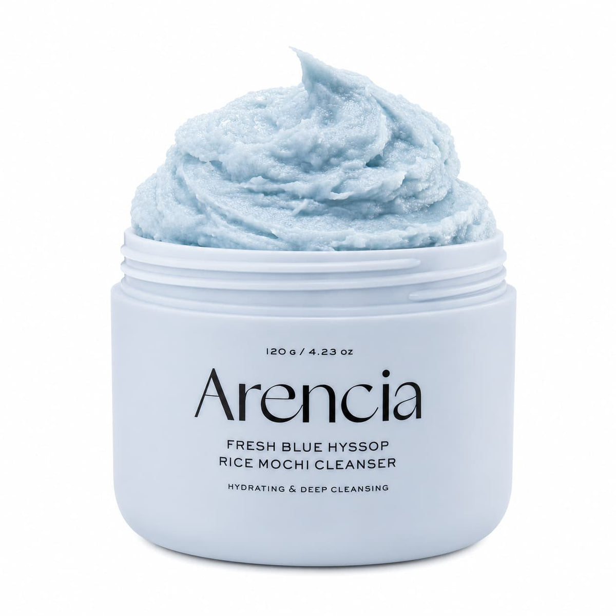 Arencia – Fresh Blue Hyssop Rice Mochi Cleanser, 120g