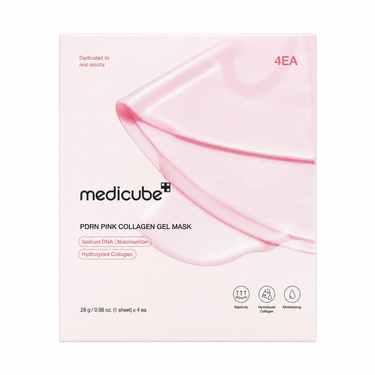 Medicube – PDRN Pink Collagen Gel Mask, 4 sheets