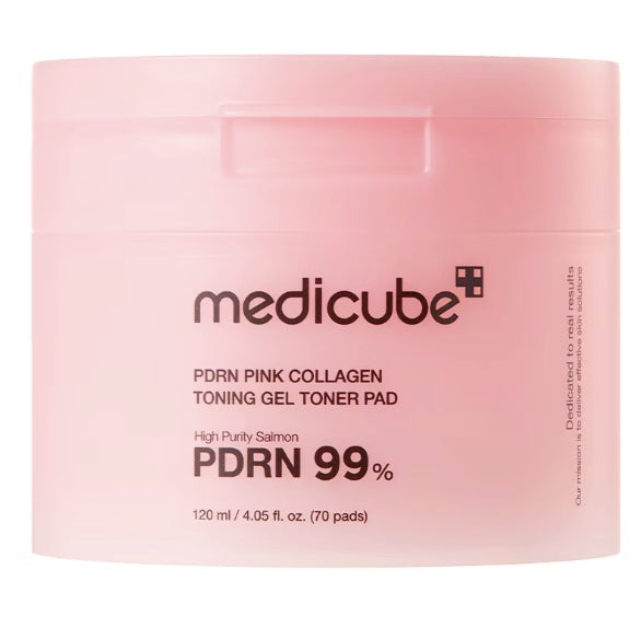 Medicube - PDRN Pink Collagen Toning Gel Toner Pad, 120ml (70pcs)