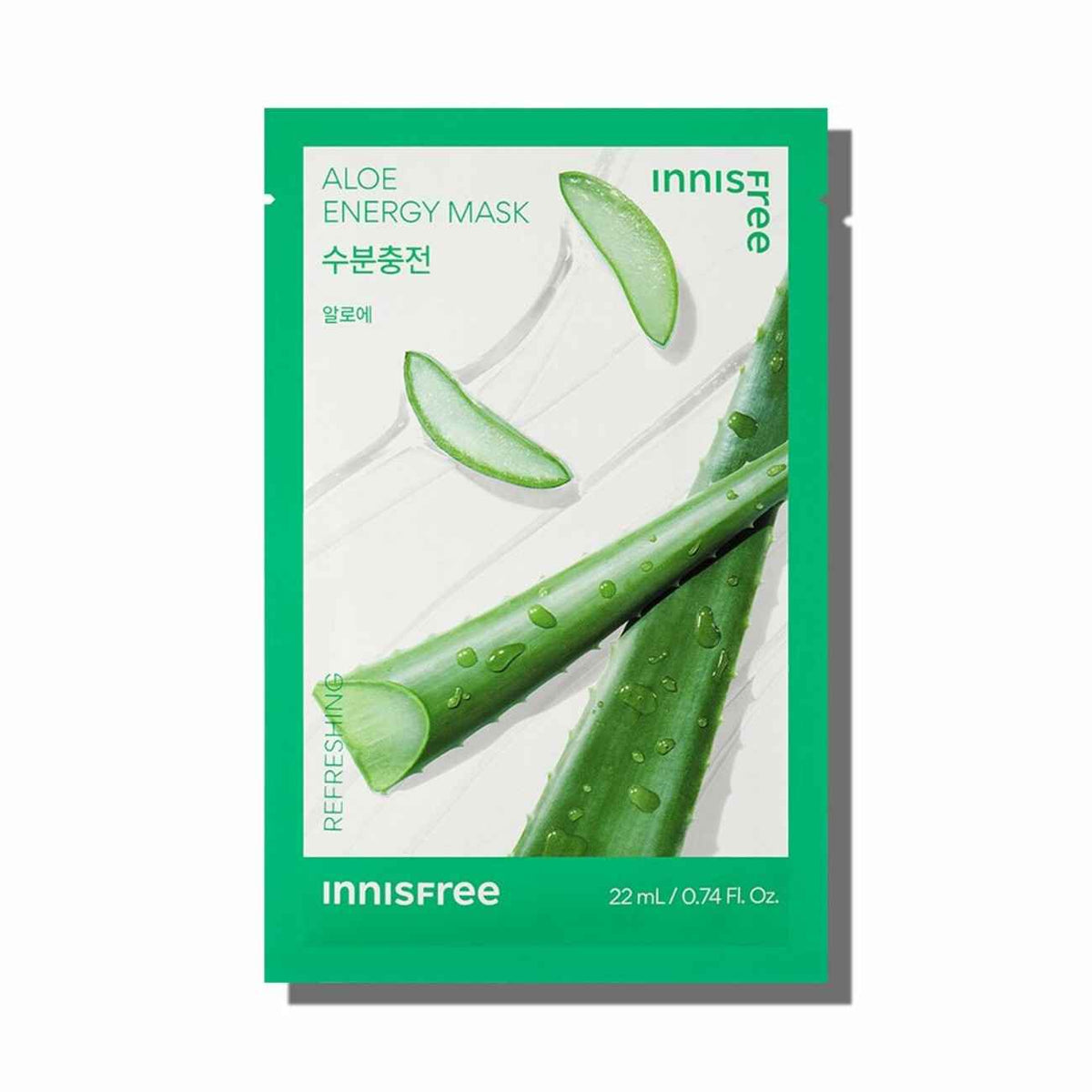 Innisfree – Aloe Energy Mask, 22ml, 1 piece