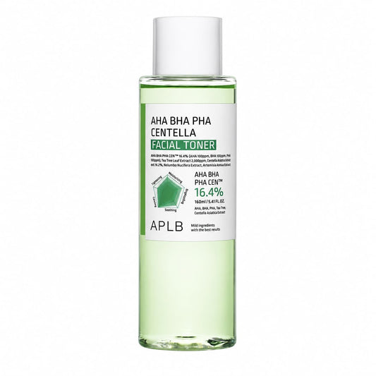 APLB – AHA BHA PHA Centella Facial Toner, 160ml