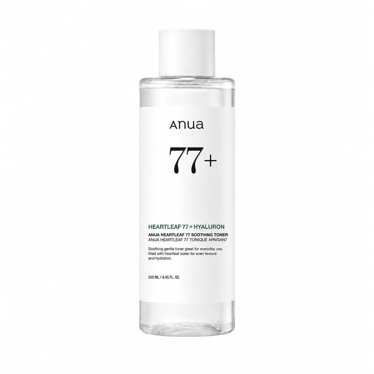 Anua – Heartleaf 77 + Hyaluron Soothing Toner, 250ml