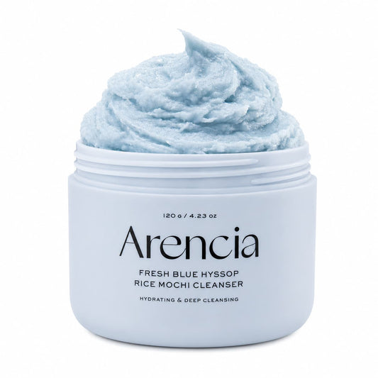 Arencia – Fresh Blue Hyssop Rice Mochi Cleanser, 120g