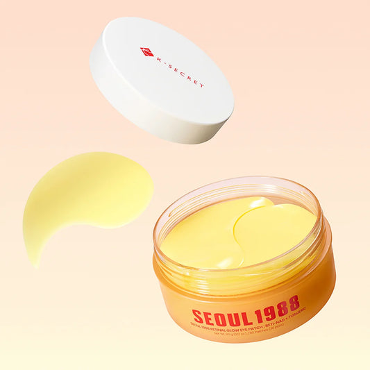 K-SECRET – Seoul 1988 Retinal
Glow Eye Patch : RETI-NAD + TURMERIC,
90g/60pads