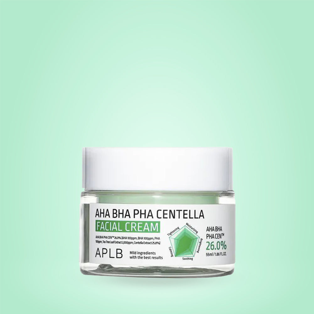 APLB – AHA BHA PHA Centella Facial Cream, 55ml