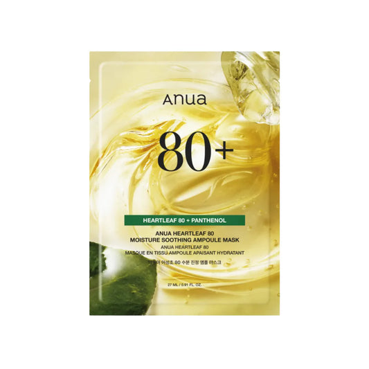 Anua – Heartleaf 80 Moisture Soothing Ampoule Mask, 1pc